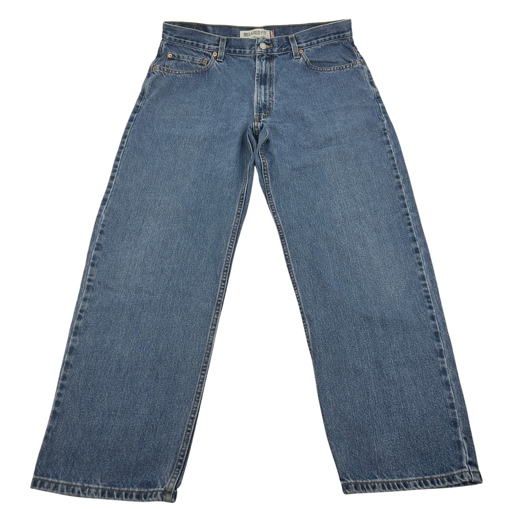 Levi's 550 Jeans Mens 36x30 Blue Relaxed Fit Tapered Leg Medium Wash Denim Y2K